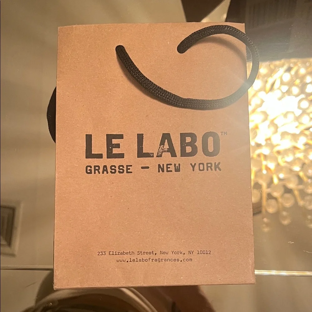 Le Labo Tan Paper Bag with Black Handles Goofy Bag